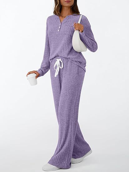 Mira Henley Knit Set