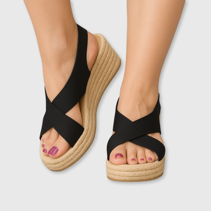 Elaine | Elegante Espadrille Sandalen