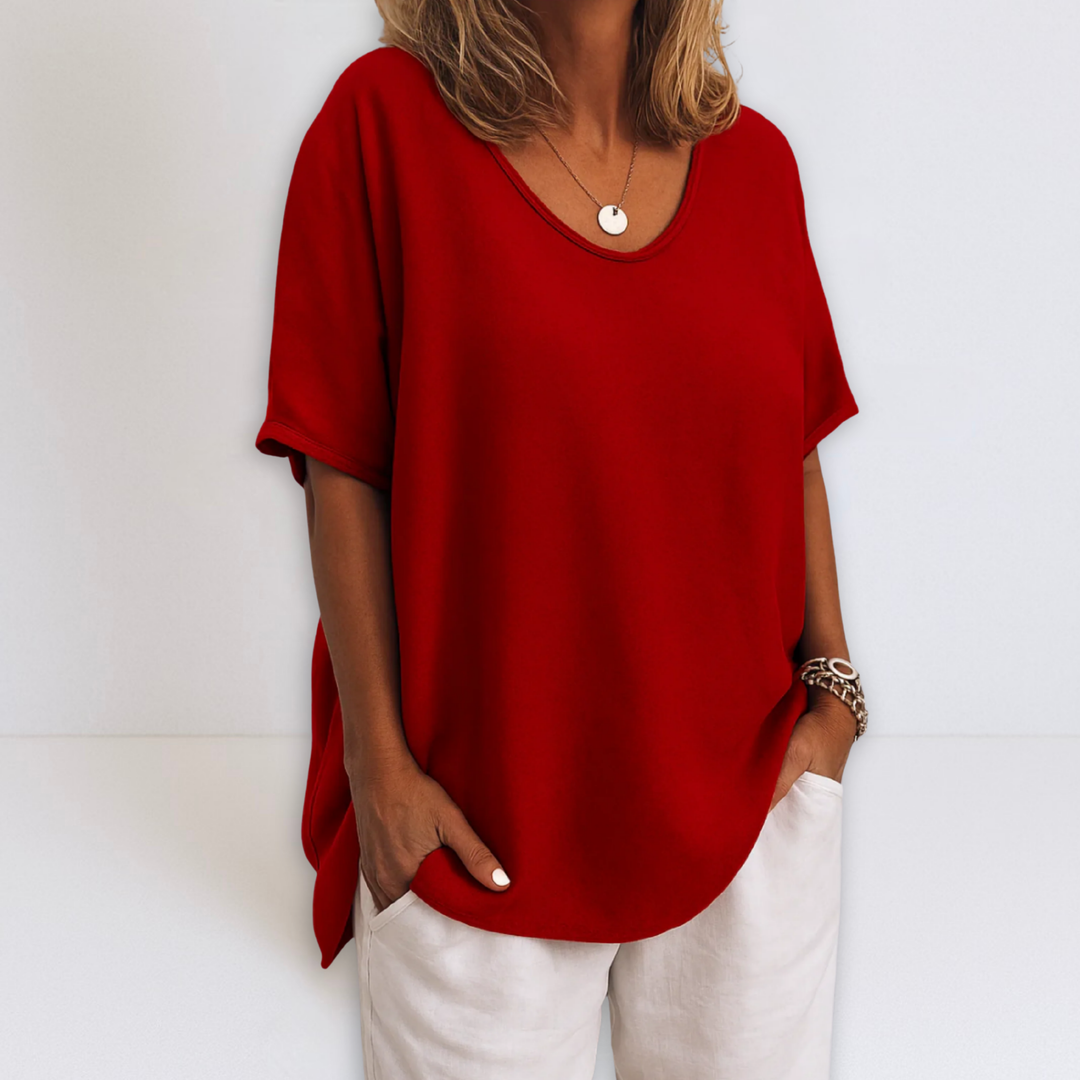 Joanne | Oversized V-hals Blouse
