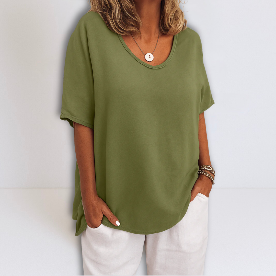 Joanne | Oversized V-hals Blouse