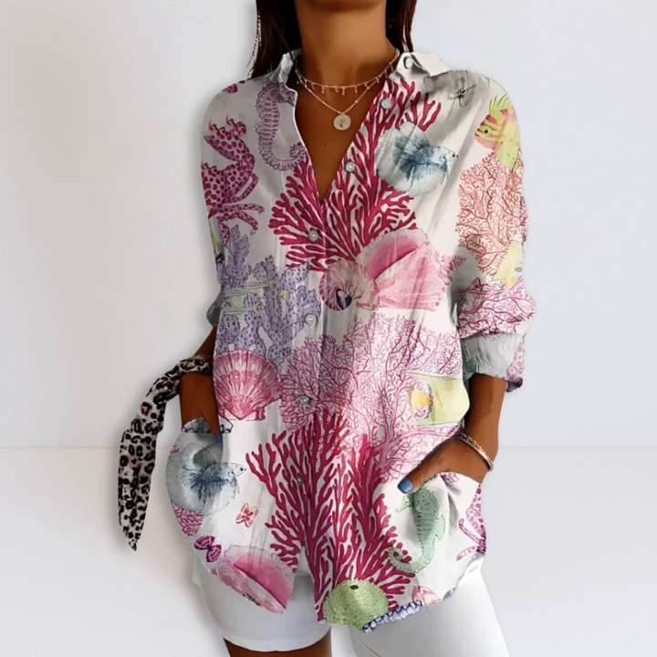 Katherine | Blouse met Print