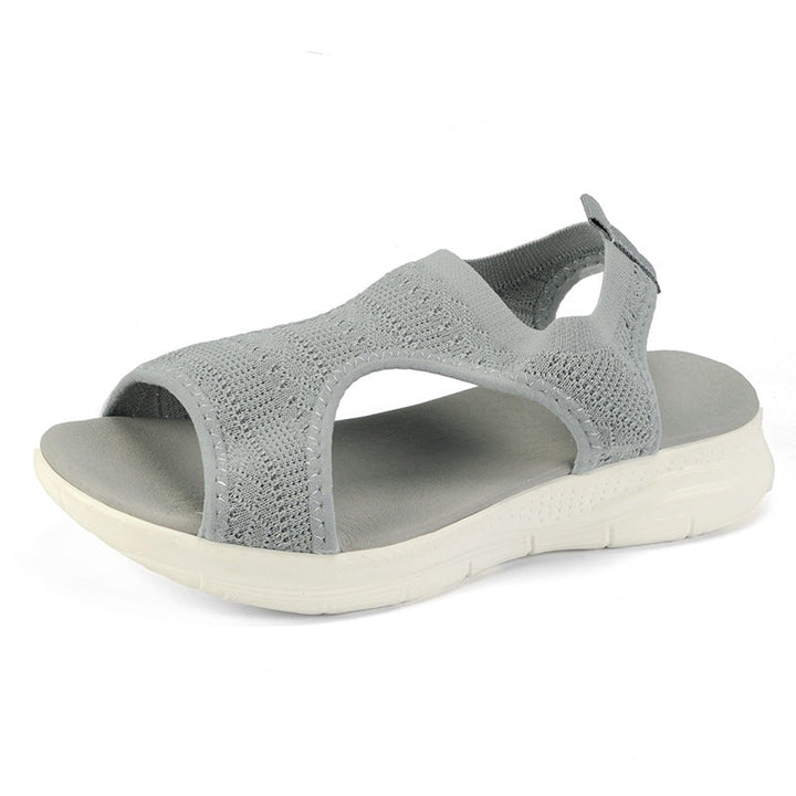 Robin | Zwarte Sleehak Sandalen