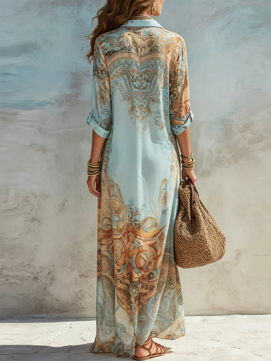 Mara | Elegante vloeiende zomerjurk