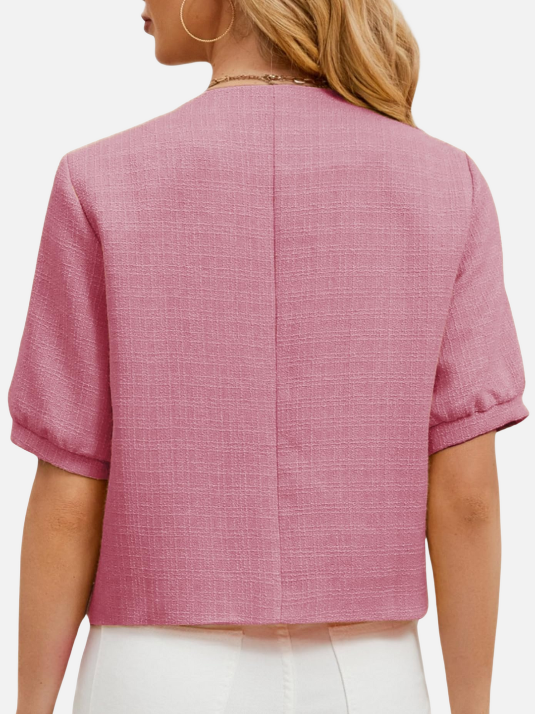 Vivian | Cropped Tweed Jasje