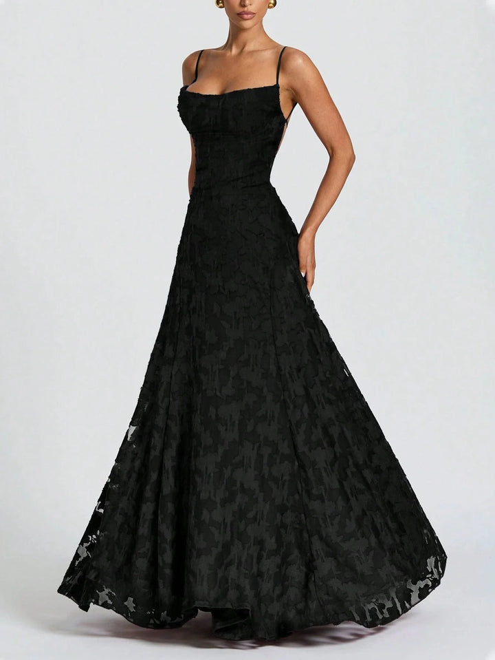 SOFIA | Elegante Kant Maxi Jurk
