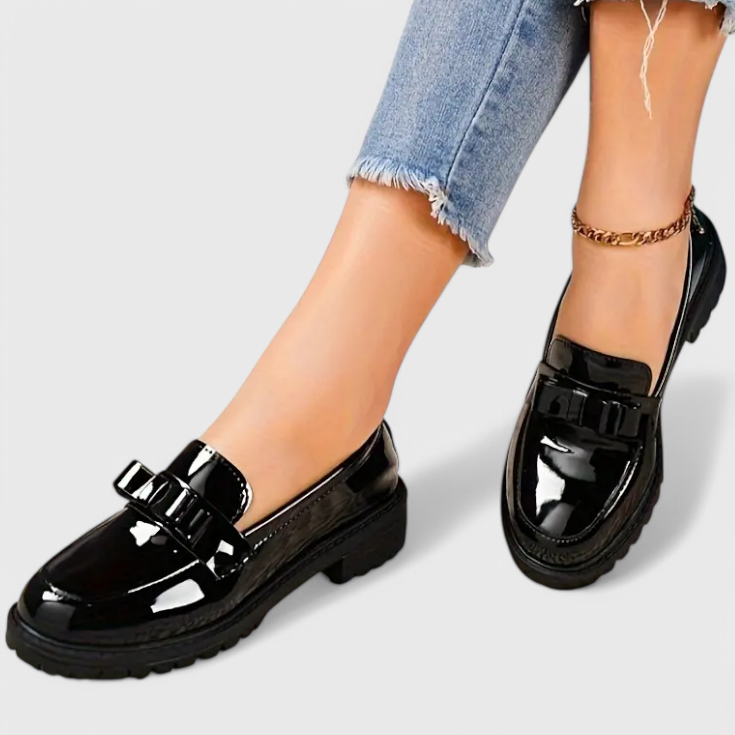 Julie | Loafers met Strikdetail
