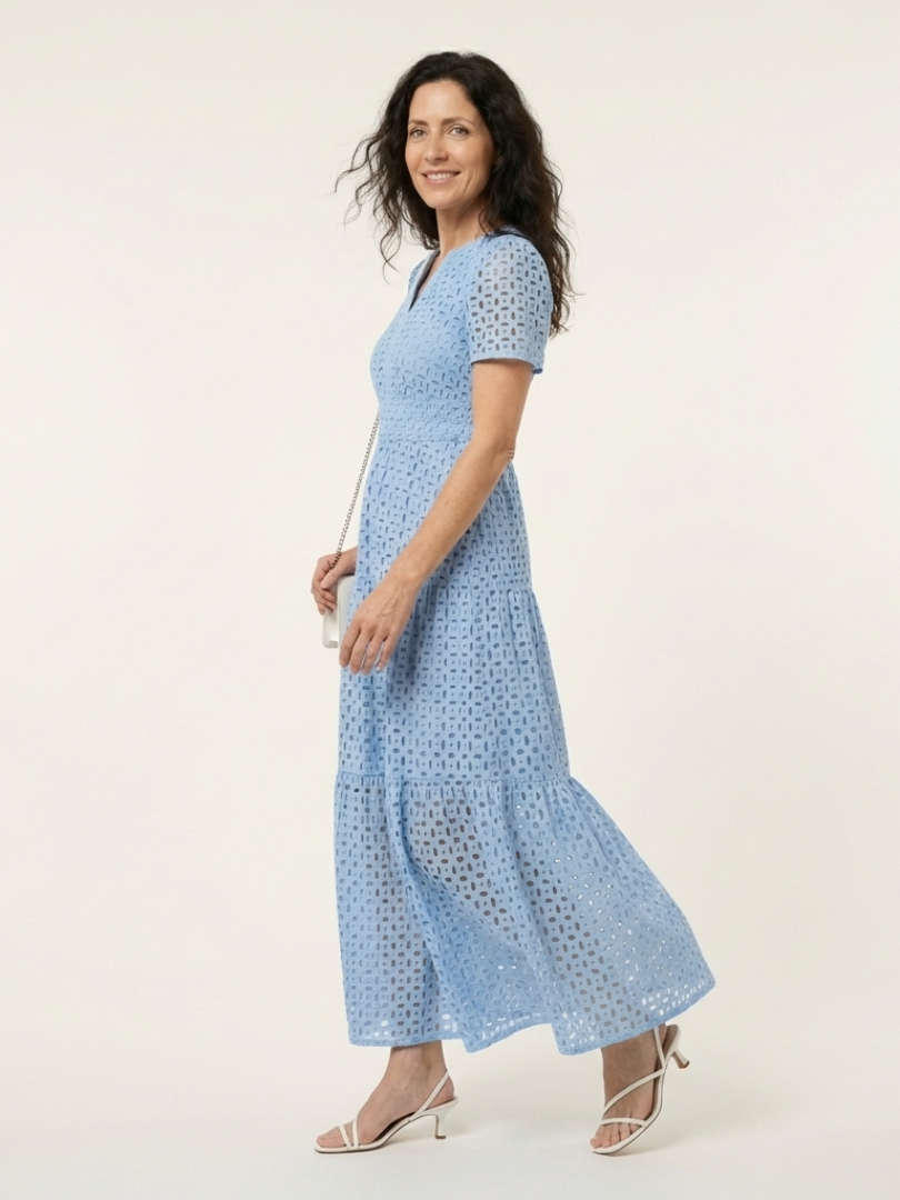 Brielle™ | Midi-jurk met V-hals
