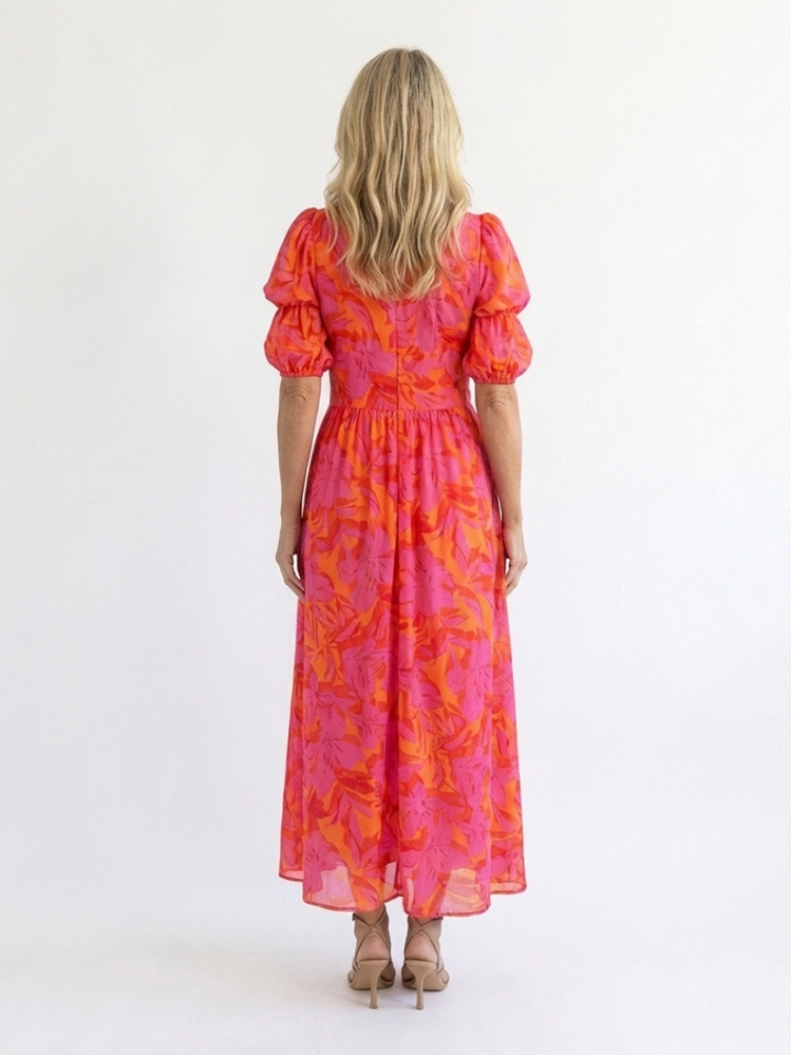 Willow™ | Bloemenjurk met pofmouwen