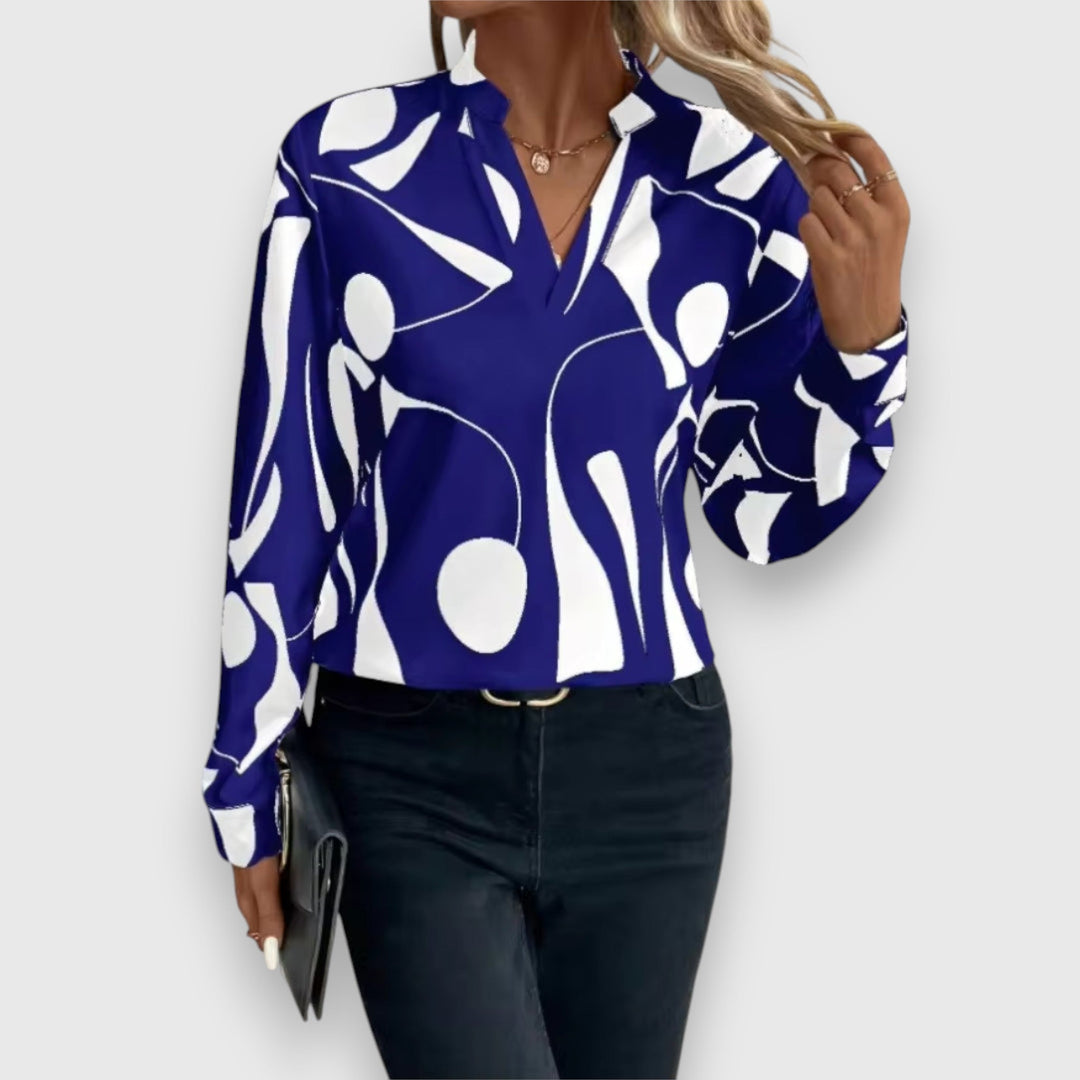 Aurora | Grafische Blouse
