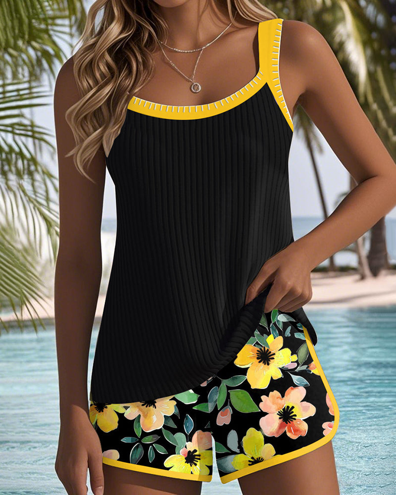 Laluna® | Elegante Tweedelige Tankini Set