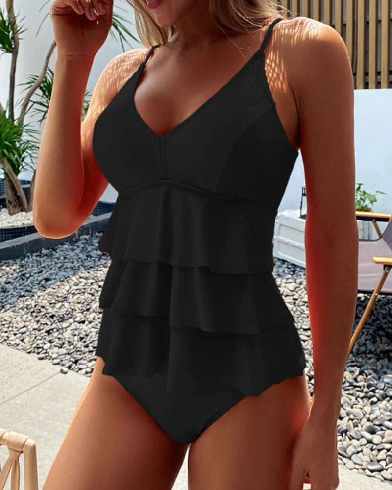 Lia | Elegant Badpak met Ruches
