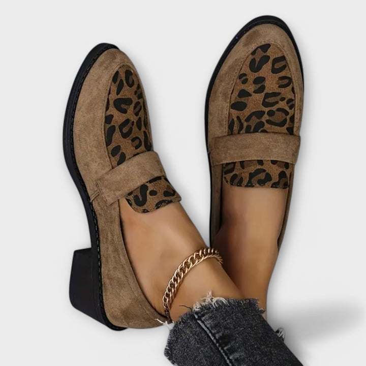 Aurora - Elegante Dameschoenen met Luipaardpatroon