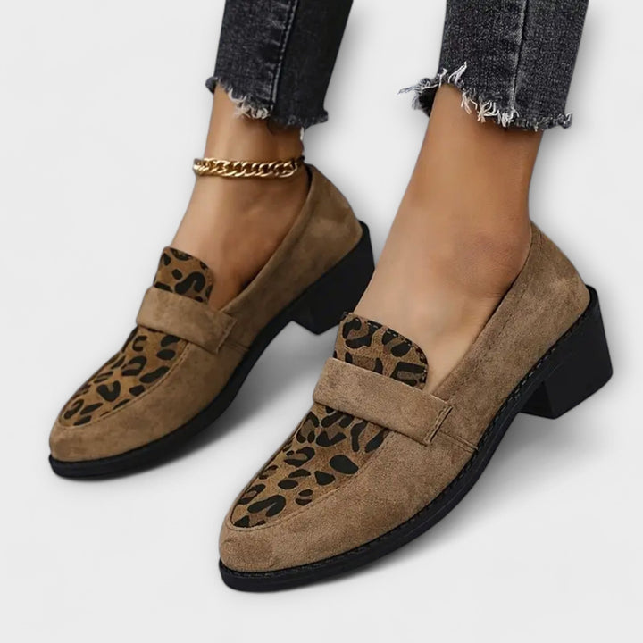 Aurora - Elegante Dameschoenen met Luipaardpatroon