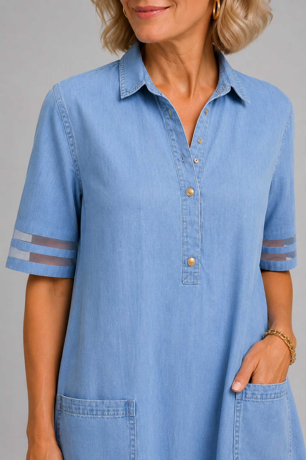 Brittany Denim Jurk