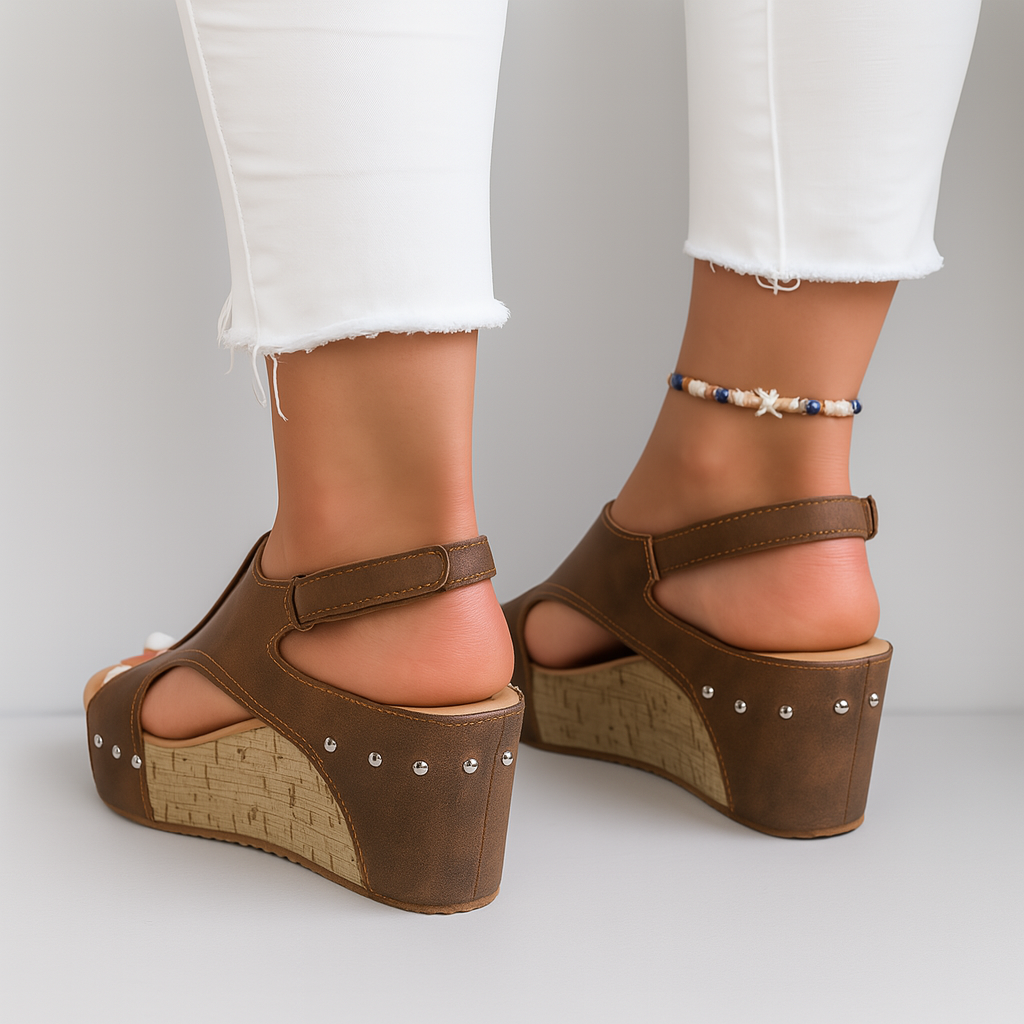 Vicky | Sandalen met Sleehak
