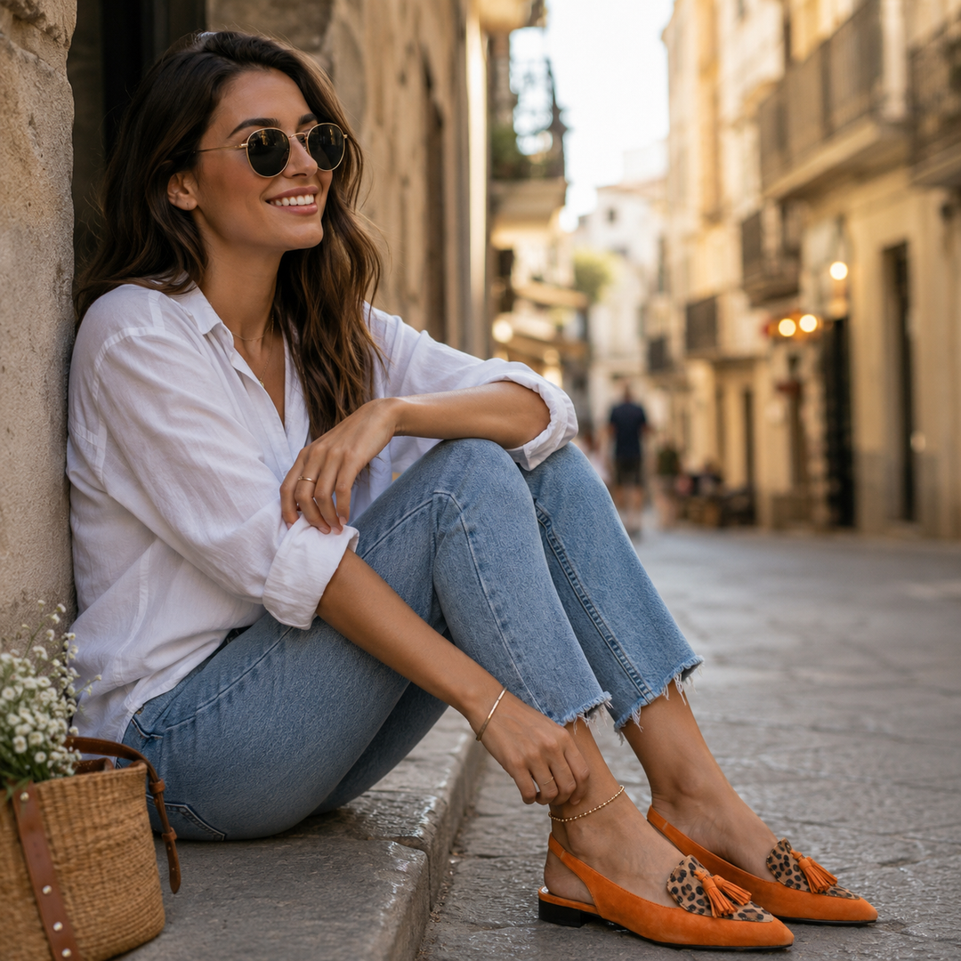 Eliza | Sandalen met Bandjes en Kwasten