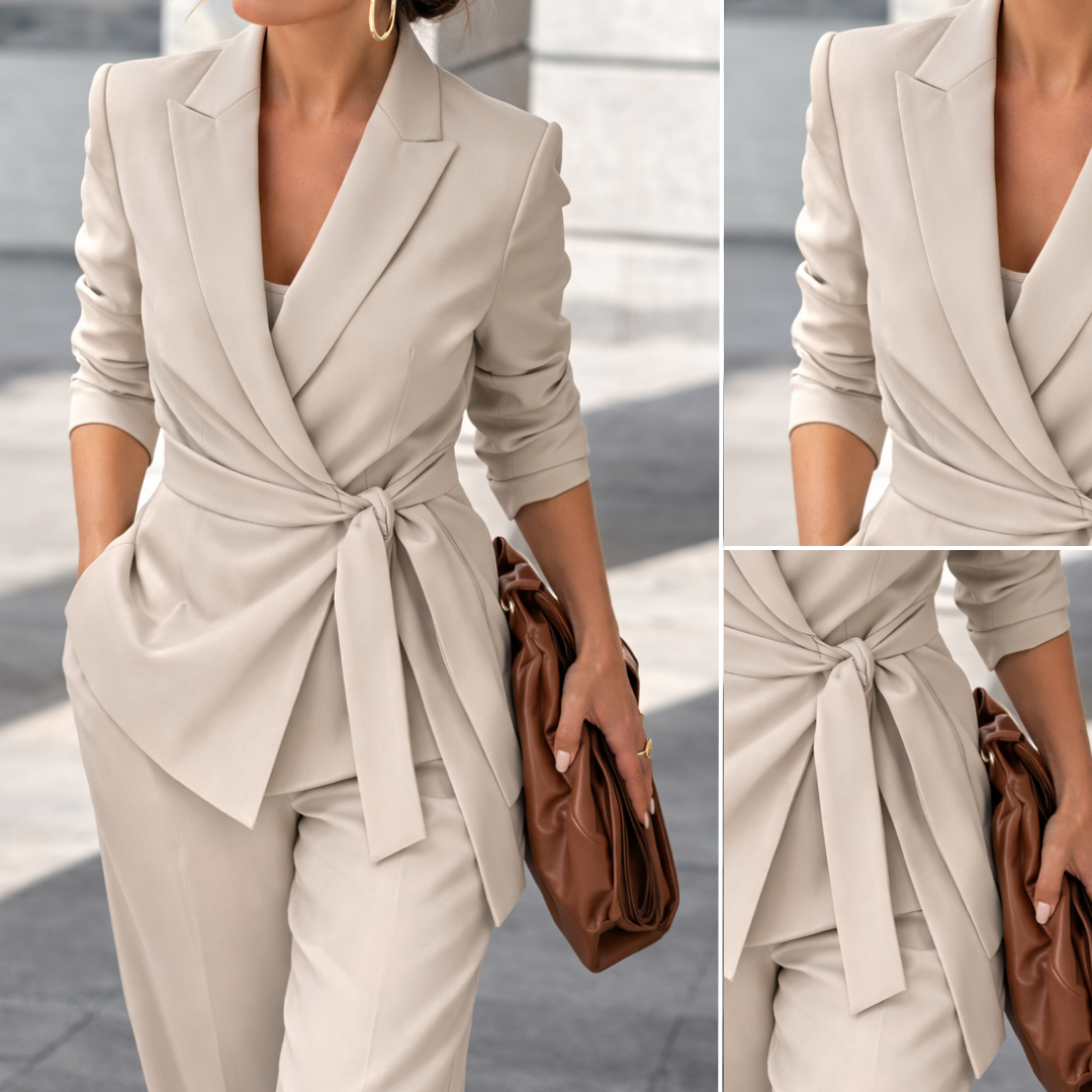 Ilse | Elegante Set met Jasje en Wijde Broek