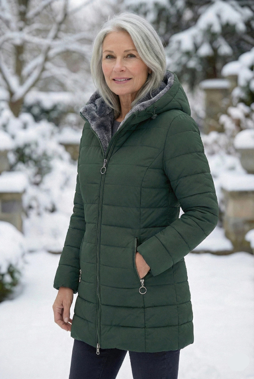 Olivia | Gewatteerde winterjas