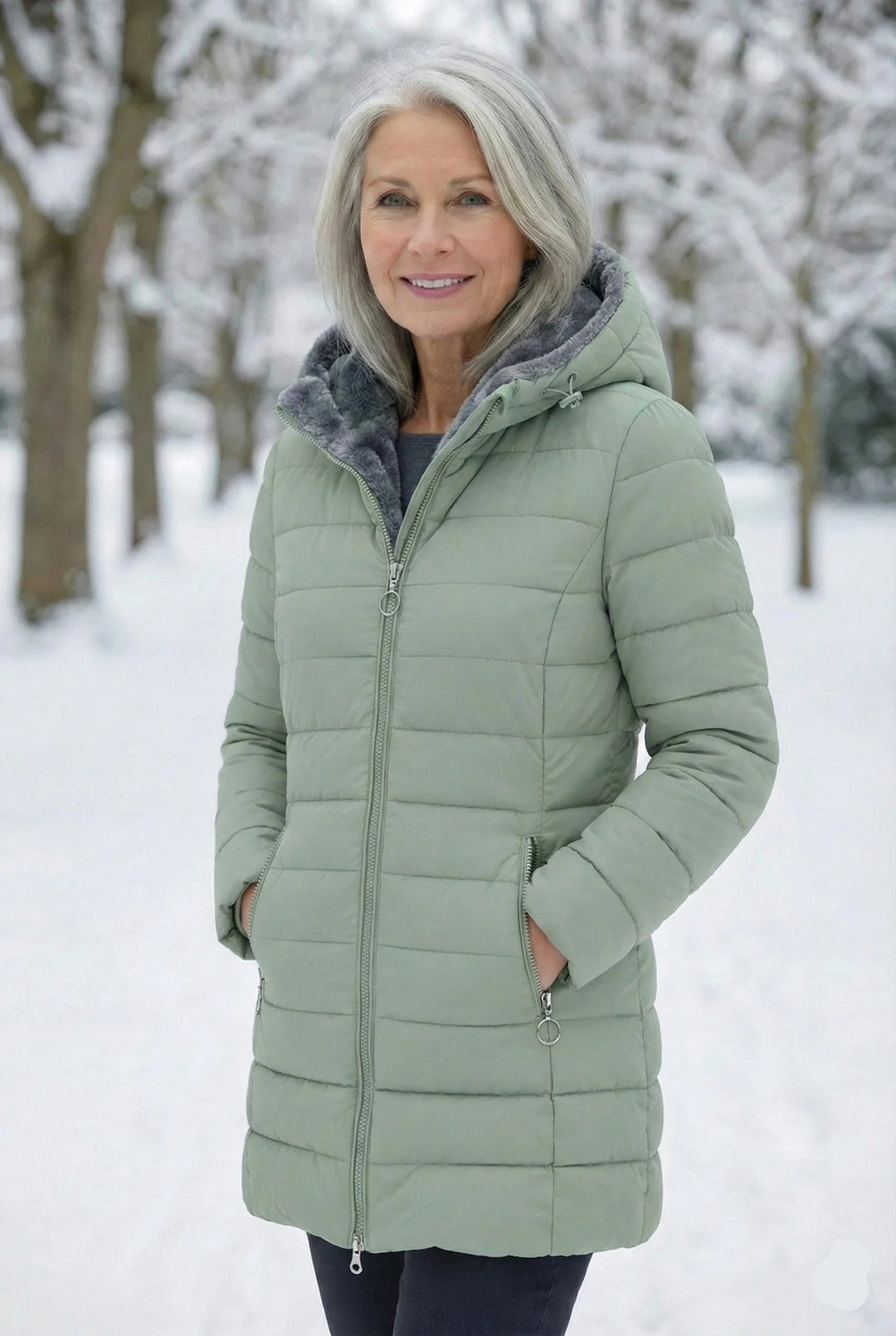 Olivia | Gewatteerde winterjas