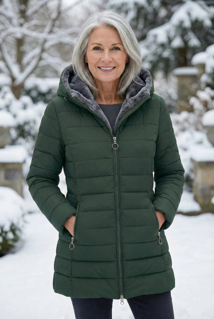 Olivia | Gewatteerde winterjas
