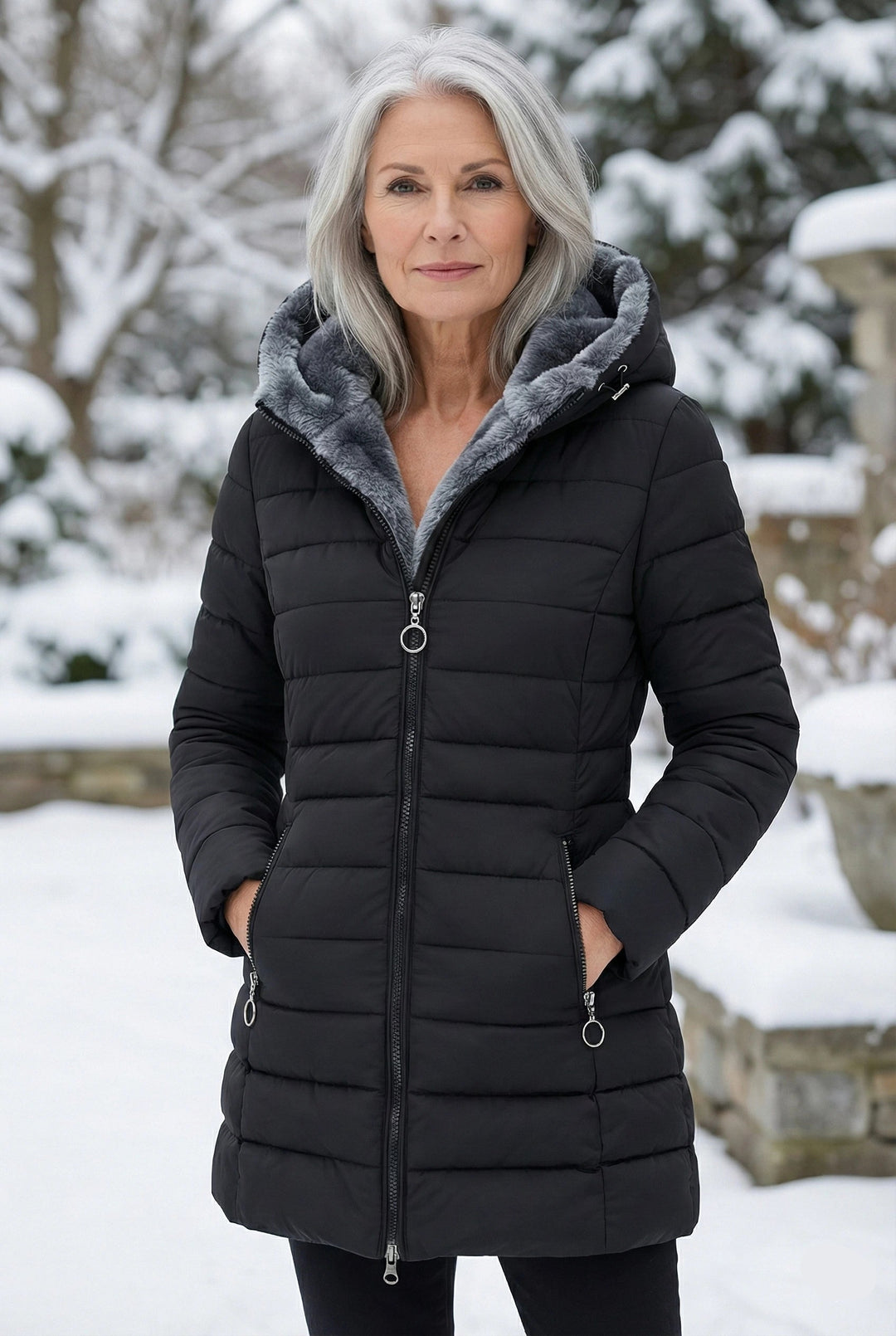 Olivia | Gewatteerde winterjas