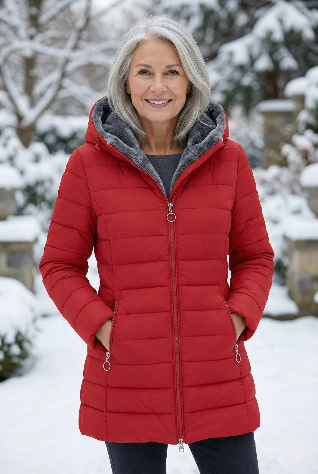 Olivia | Gewatteerde winterjas