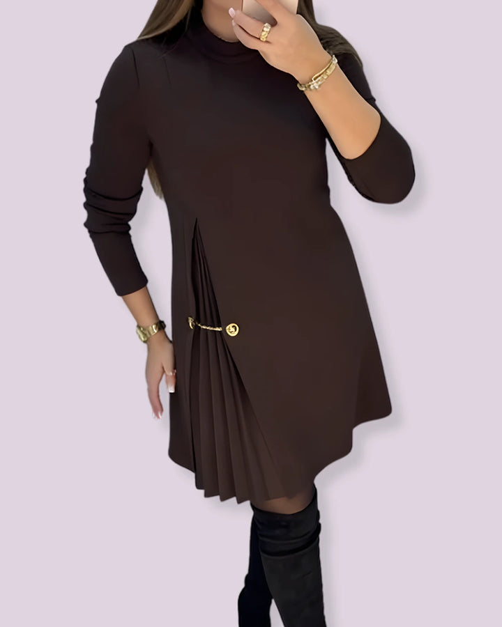 Alessia | Elegante Jurk met Lange Mouwen