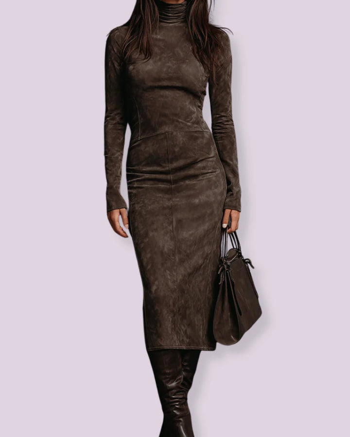 Naya™ | Elegante Getailleerde Midi Jurk