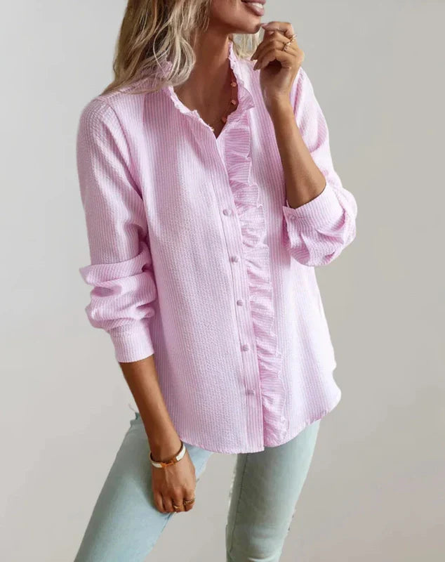 Natalie | Blouse met Ruches