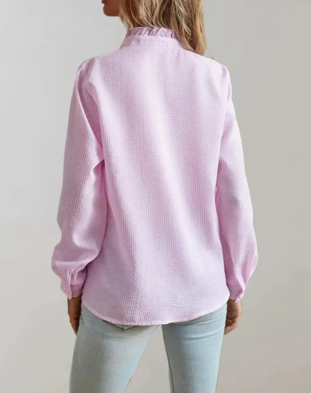 Natalie | Blouse met Ruches