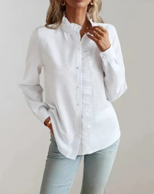 Natalie | Blouse met Ruches