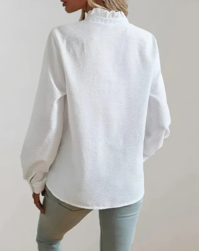 Natalie | Blouse met Rimpels