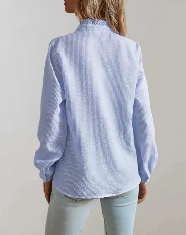 Natalie | Blouse met Rimpels