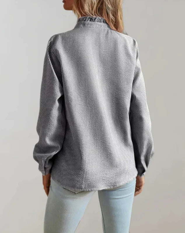Natalie | Blouse met Rimpels