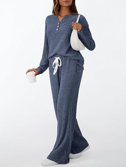 Mira Henley Knit Set