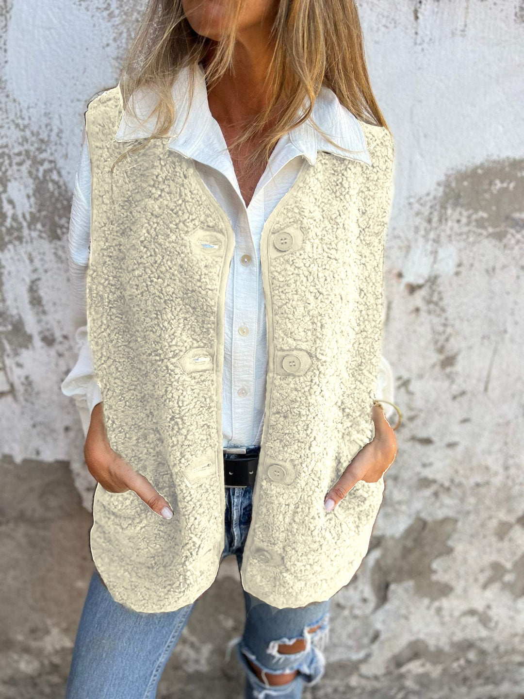 Mysa | Knusse Bodywarmer met Knopen