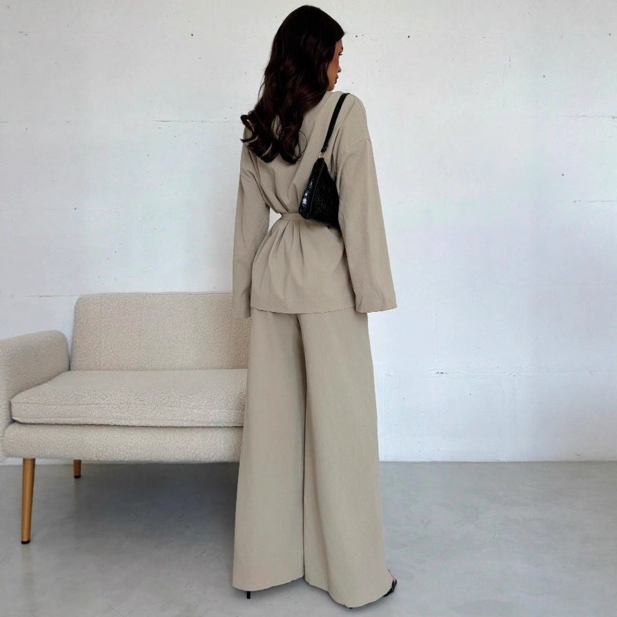 Vera Belted Blazer Set