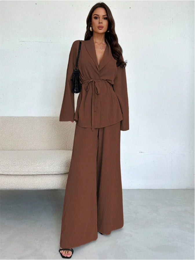Vera Belted Blazer Set