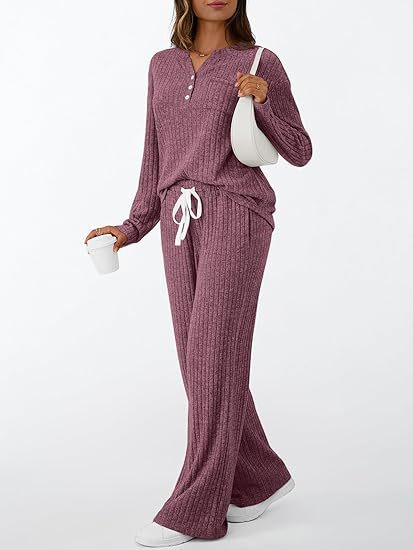 Mira Henley Knit Set