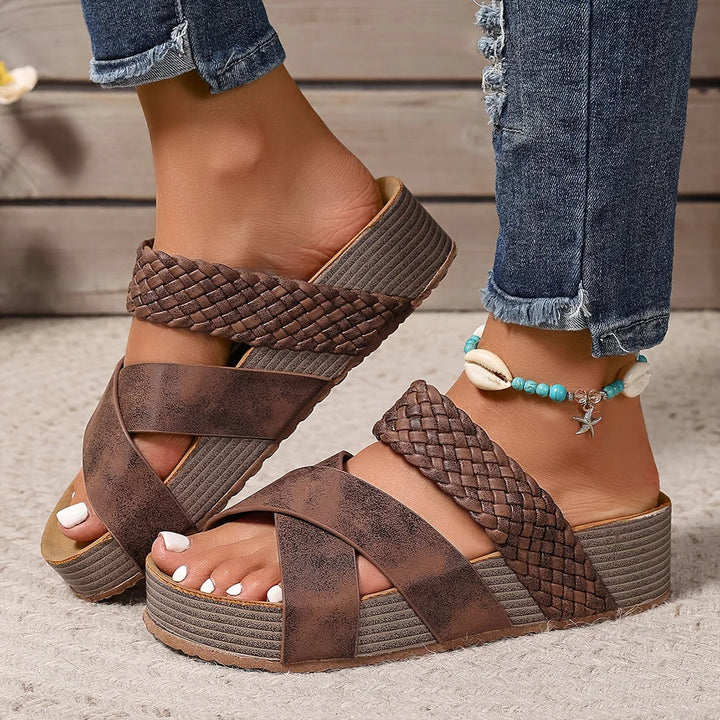 Ruby | Gevlochten Sandalen