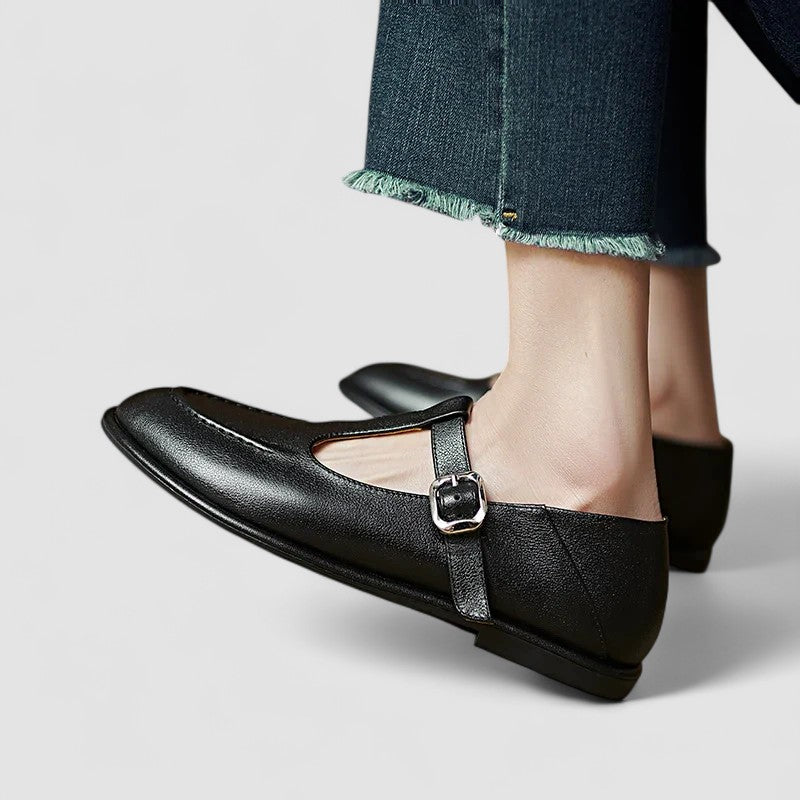 Camila – Orthopedische Mary Jane schoenen met lage hak