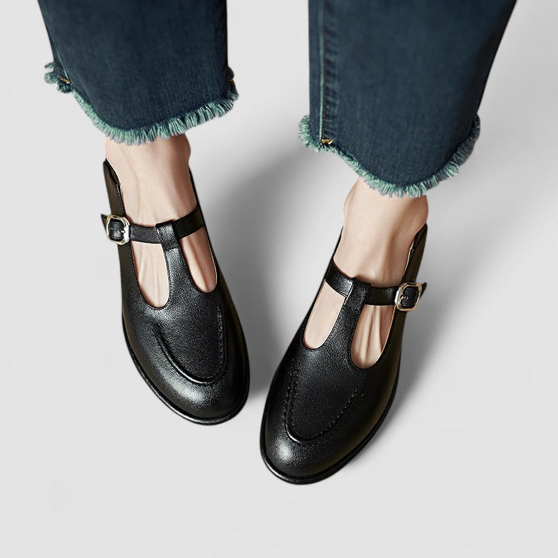 Camila – Orthopedische Mary Jane schoenen met lage hak