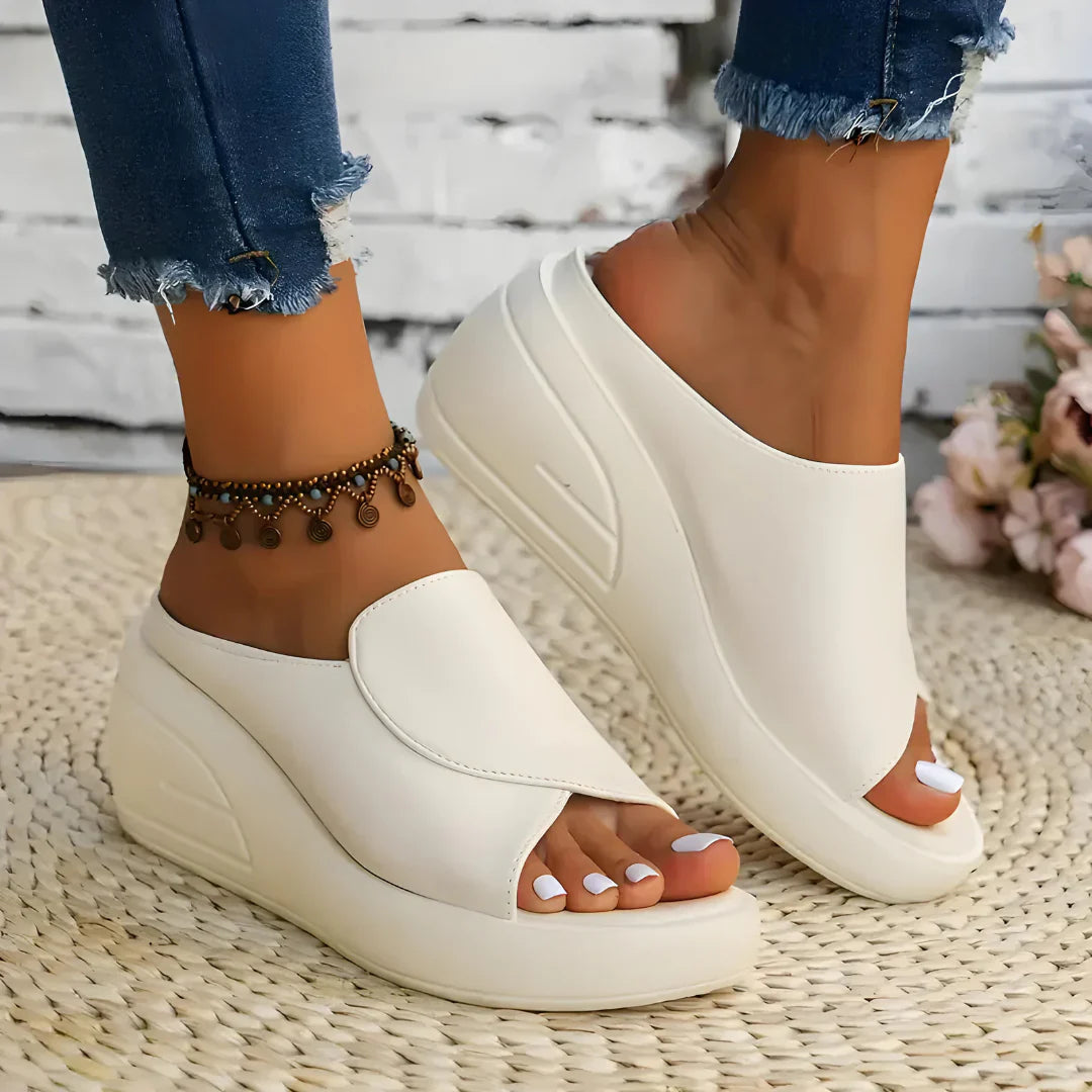 Jade | Wedge Platform Sandalen