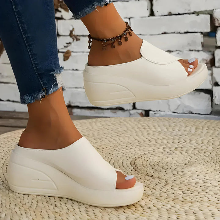 Jade | Wedge Platform Sandalen