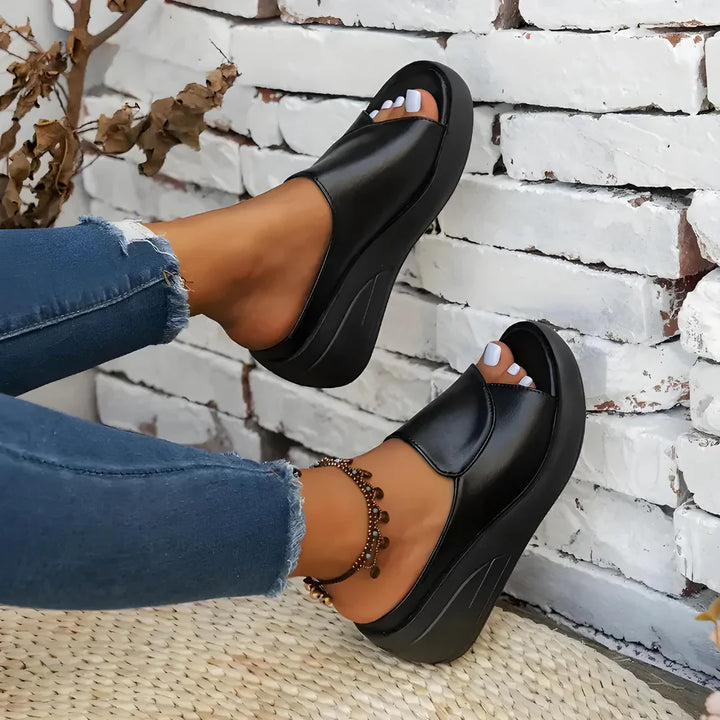 Jade | Wedge Platform Sandalen