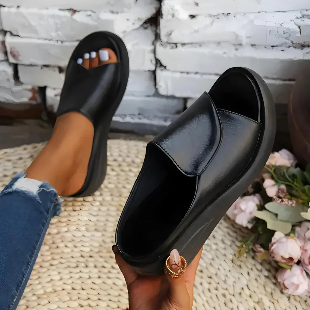 Jade | Wedge Platform Sandalen