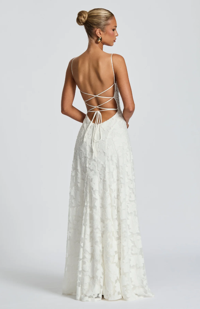 SOFIA | Elegante Kant Maxi Jurk