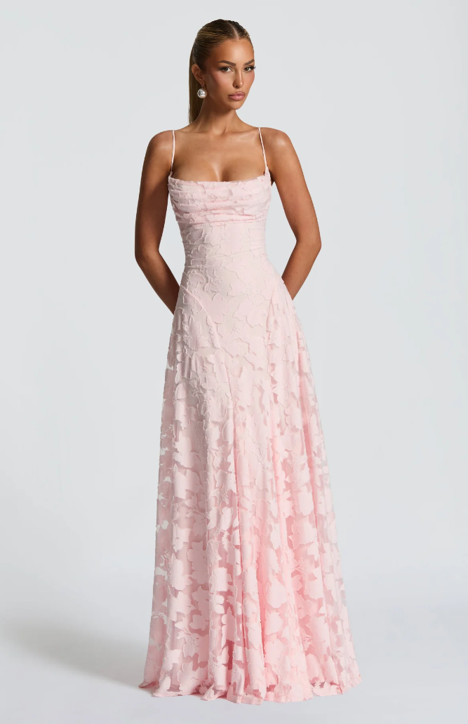 SOFIA | Elegante Kant Maxi Jurk