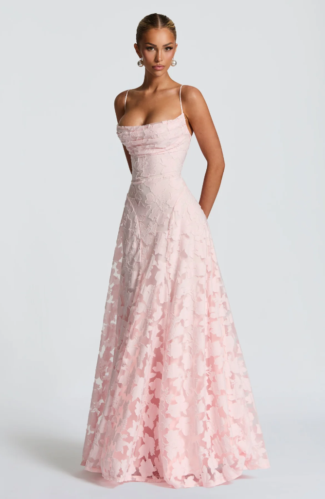 SOFIA | Elegante Kant Maxi Jurk