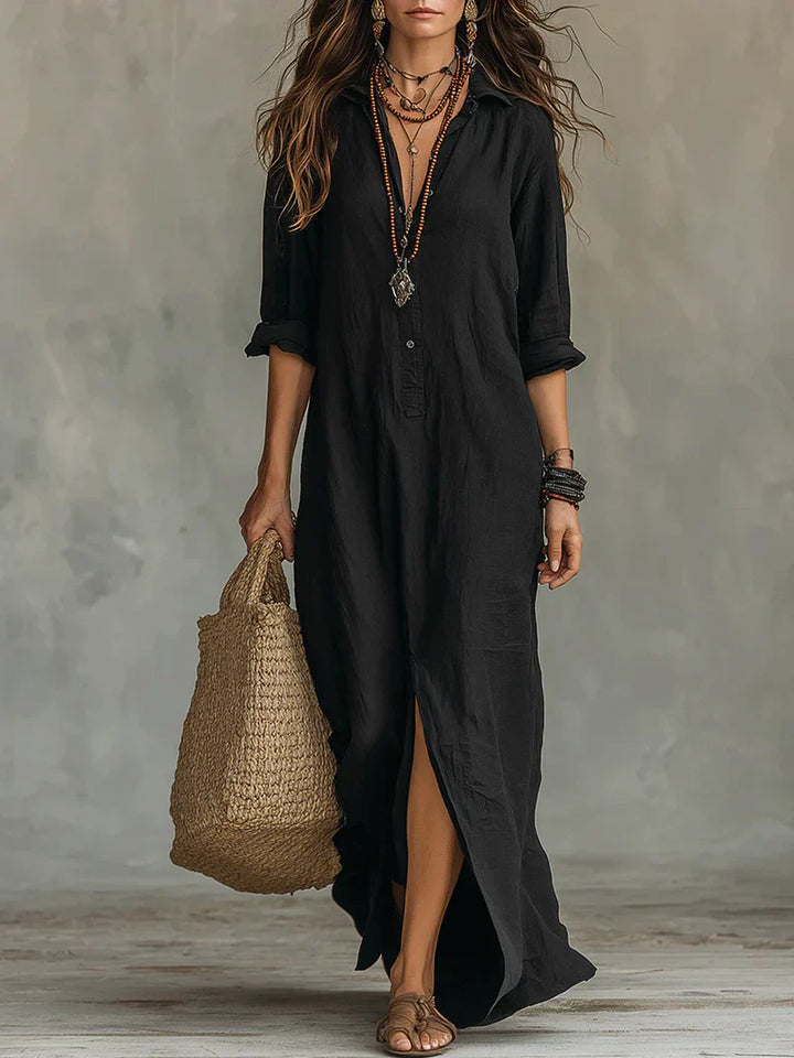 WILLOW | Moeiteloos Maxi-jurk met flatterende Silhouet Veelzijdig voor de dagelijkse look